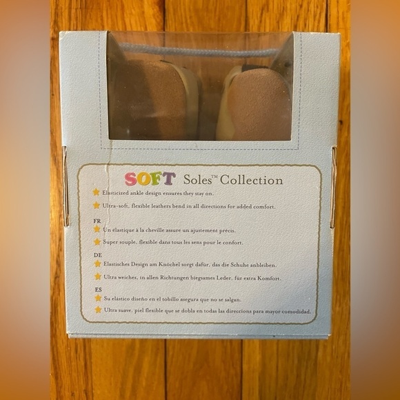 🆕 Robeez | Champ gray leather baseball theme crib shoes | 0-6 month - Picture 7 of 8